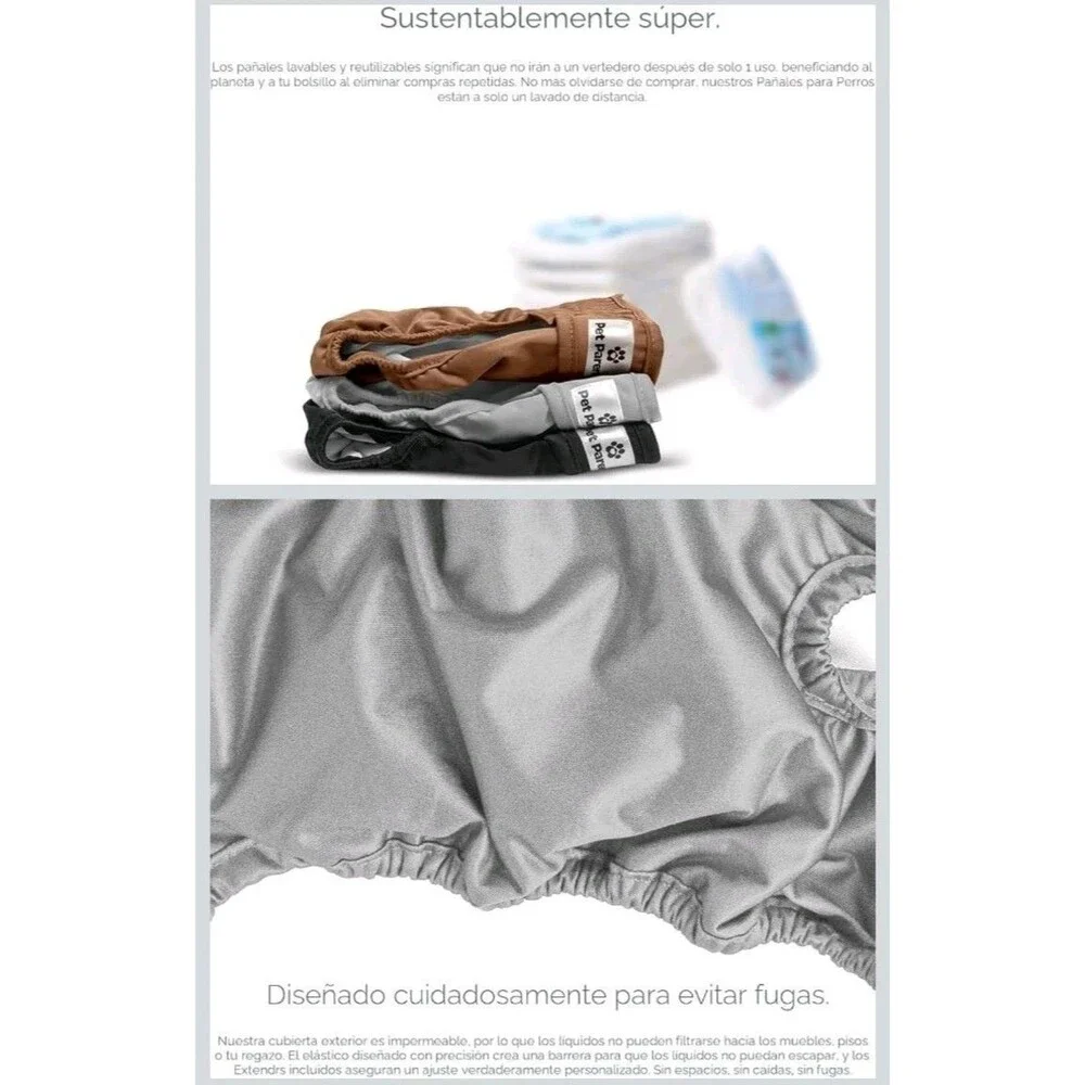 Pet Parents Washable Dog Diapers – Medium (14